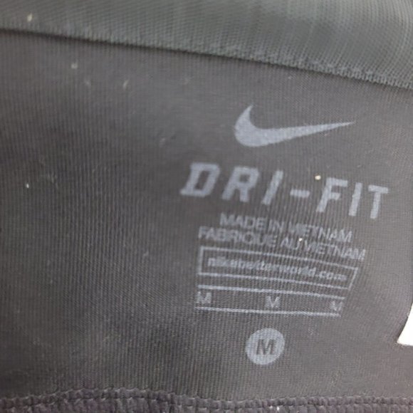 Nike Power Essential Women’s Size Medium Black Mid Rise Running Crops Pants - Picture 4 of 10